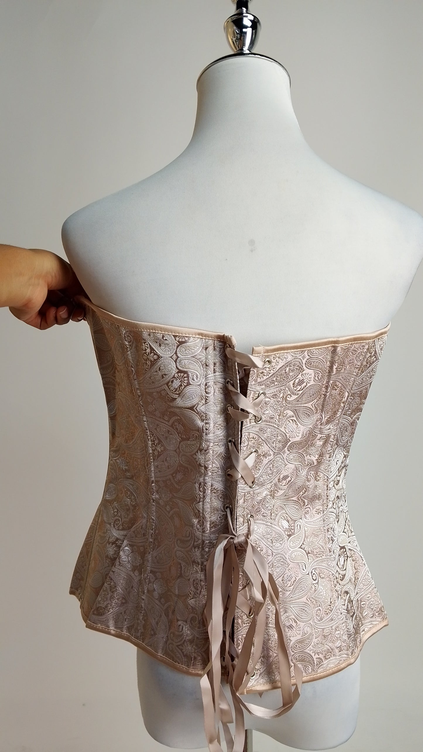 Corset Champagne Satin / CB01