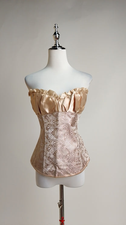 Corset Champagne Satin / CB01