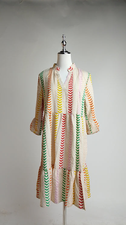 Vestido Rayas Multicolor / SH116