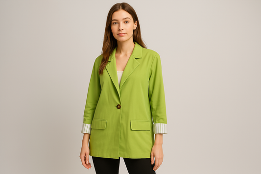 Blazer largo estilo casual / P63 image 0