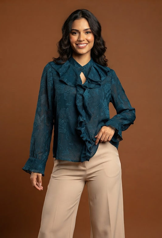 Blusa con Cuello / ANB26032