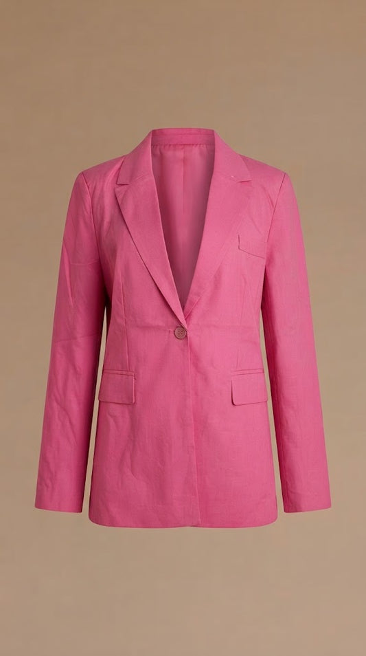 Blazer rosado estructurado – ANBL2603