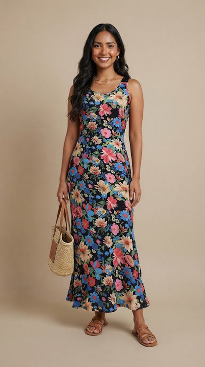 Vestido Floral Colorido / SH113