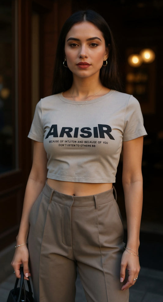 Top gris con texto / P312 image 0