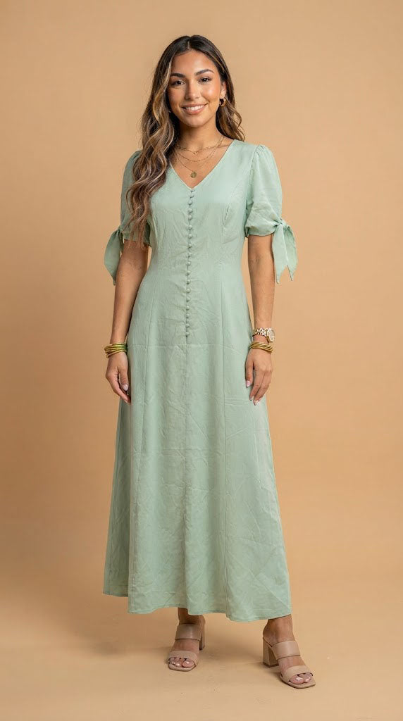 Vestido Verde Menta / SH94
