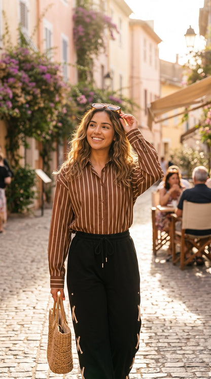 Outfits Rayas Café / CAS147