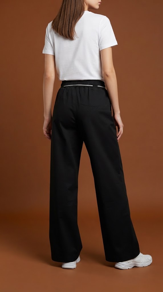 Pantalón negro deportivo / ANE1001-28