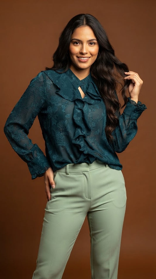 Blusa con Cuello / ANB26032