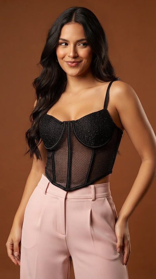 Corset Midnight Mesh / CB06