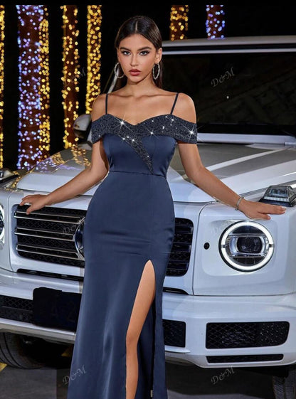 Vestido de Fiesta Largo con Abertura / V264 image 1