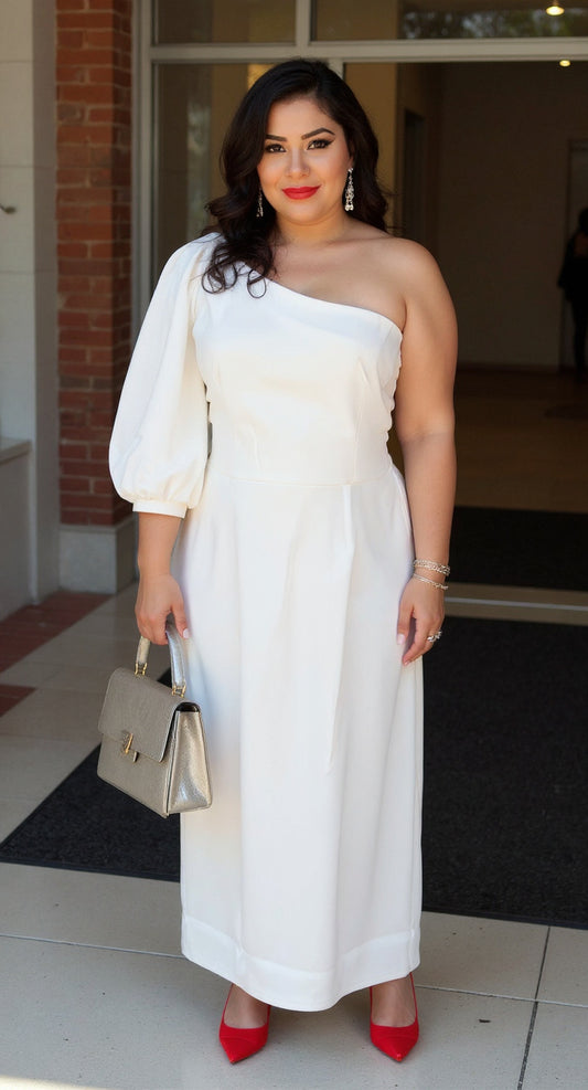 Vestido blanco /AO120 image 0