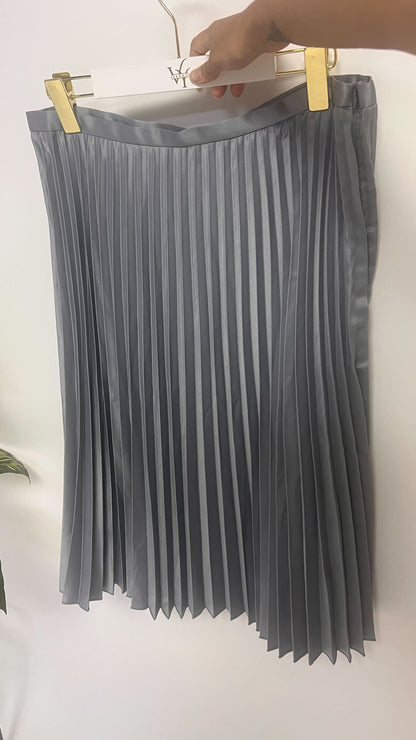 Falda Plisada Color Plata / V269 image 1