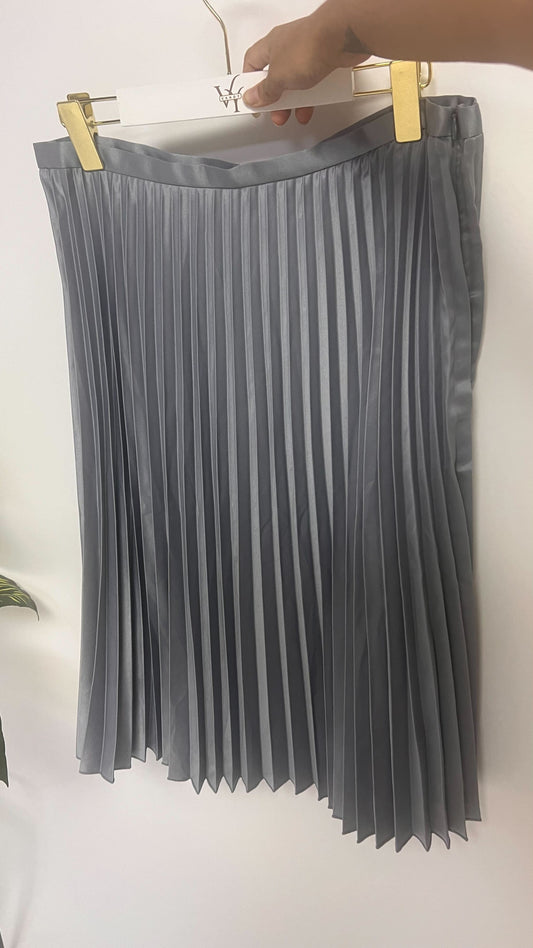 Falda Plisada Color Plata / V269 image 1