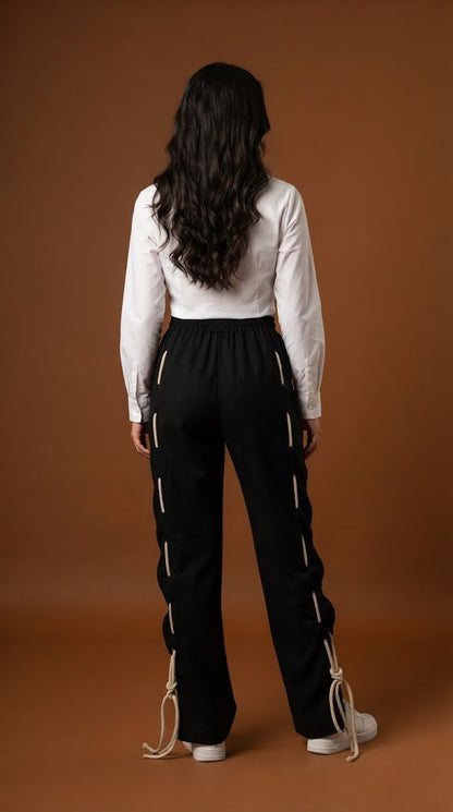 Pantalón Negro Deportivo / ANE1001-53