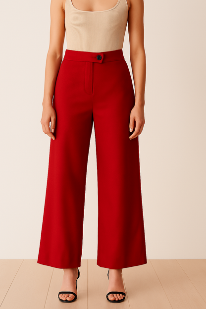 Pantalón rojo amplio / P29 image 1