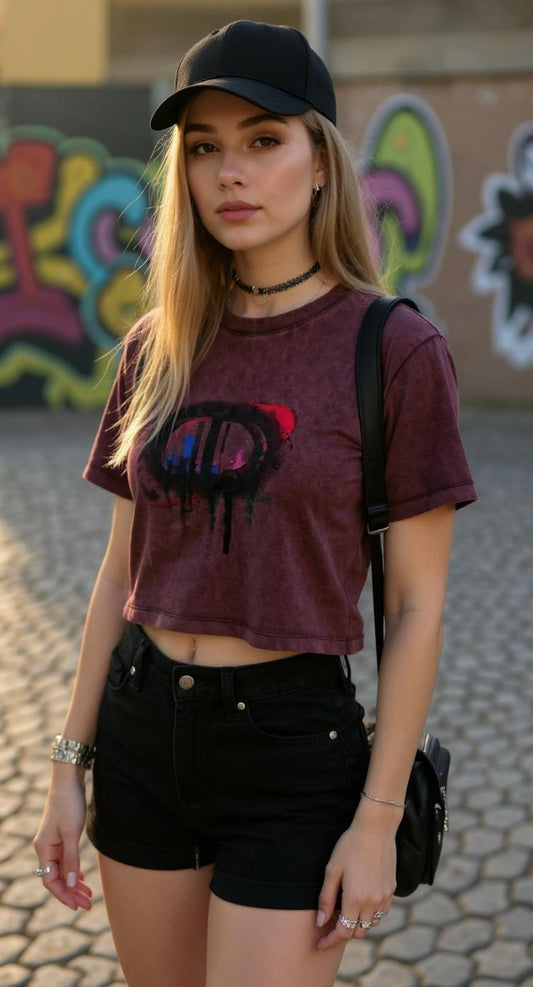 Top vino con diseño redondo / P254 image 0