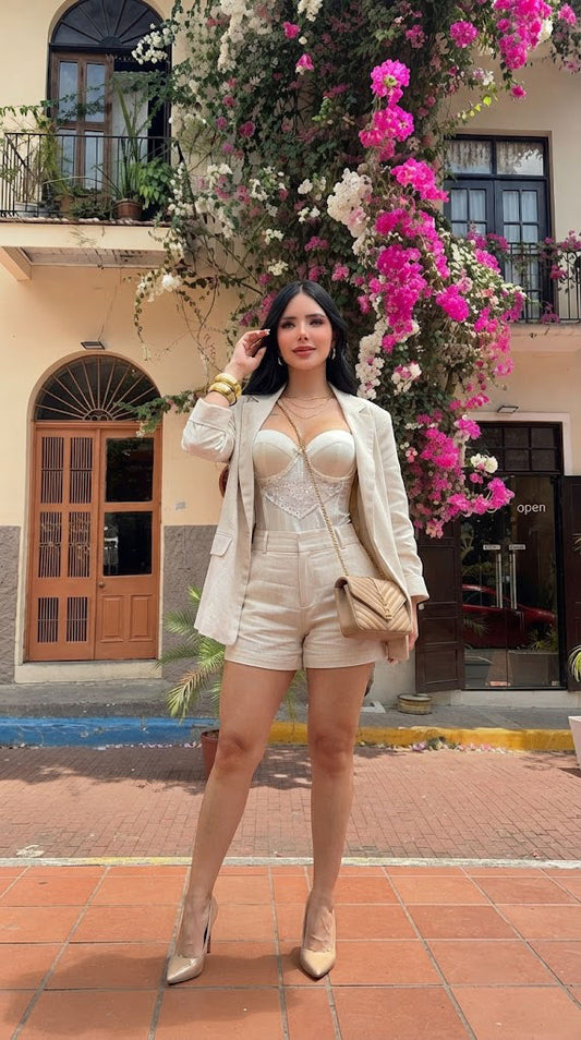 Corset Ivory Glam / CB03
