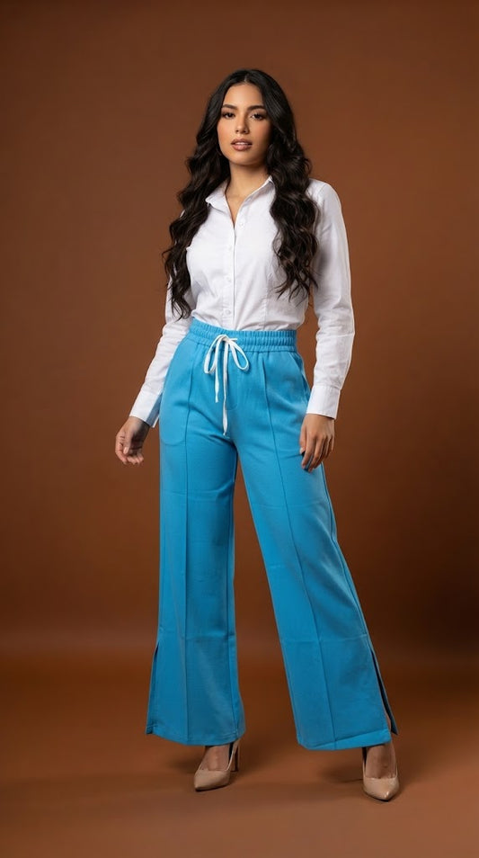 Pantalón azul claro amplio / ANE1001-31