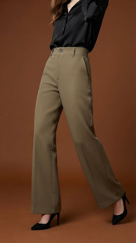 Pantalón verde oliva / verde militar terroso / ANE1001-27