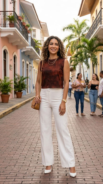 Top Marrón / ANB26098