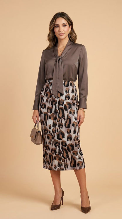 Falda estampado animal / AO101