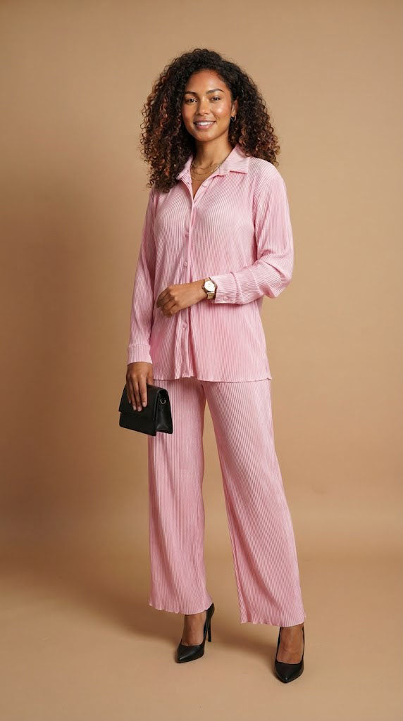 Set Camisero con Pantalón Recto / ANSET23