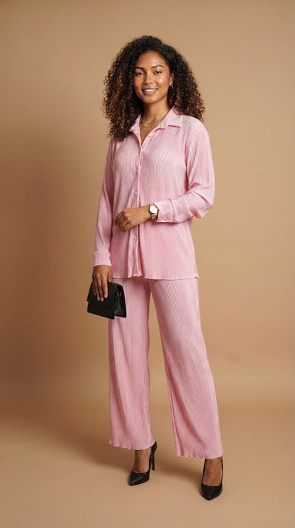 Set Camisero con Pantalón Recto / ANSET23