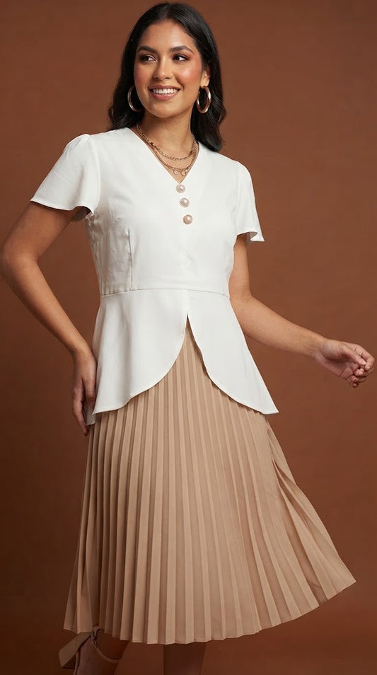 Blusa con abertura / L16A