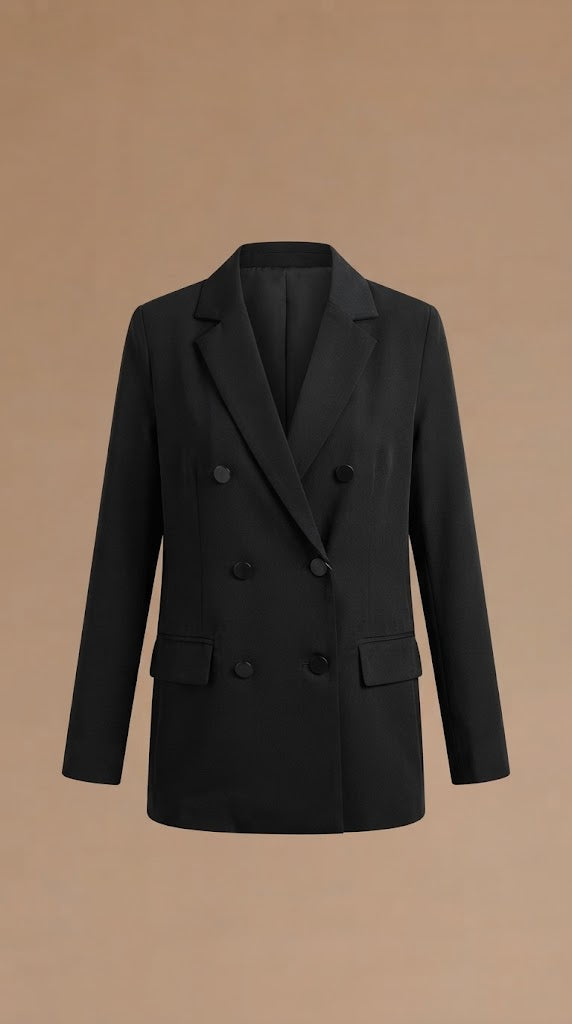 Blazer Cruzado de Triple Botonadura / ANBL2680