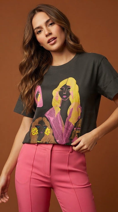 Camiseta gráfica oversized / ANB26023