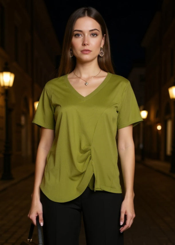 Blusa verde oliva / P285 image 1