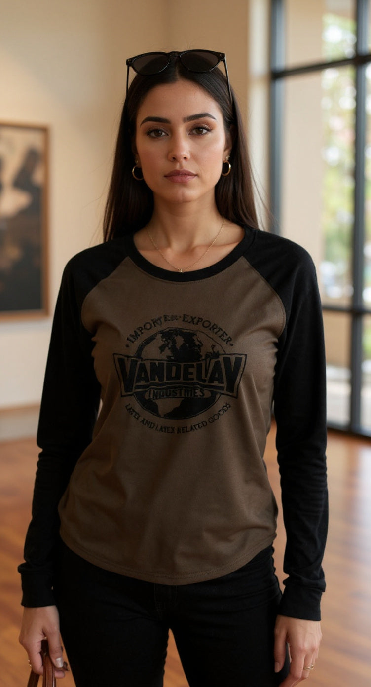 Saco marrón con mangas negras / P376 image 0