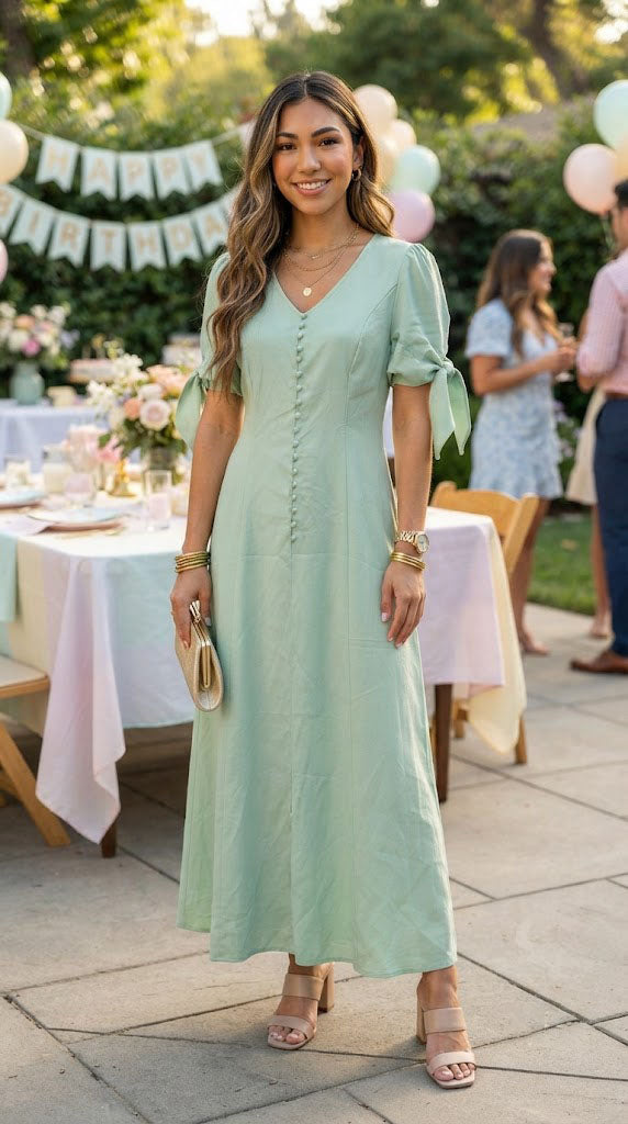 Vestido Verde Menta / SH94