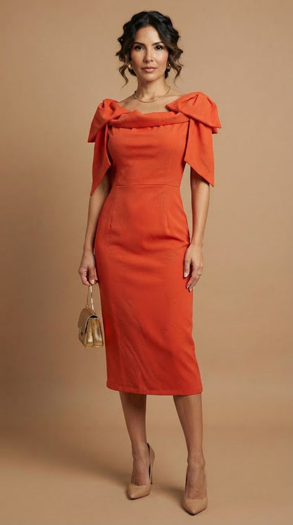 Vestido naranja /AO122