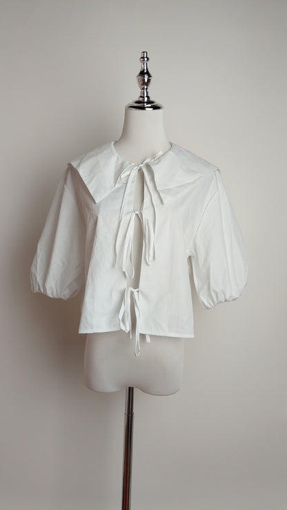 Blusa romántica blanca / ANB26015