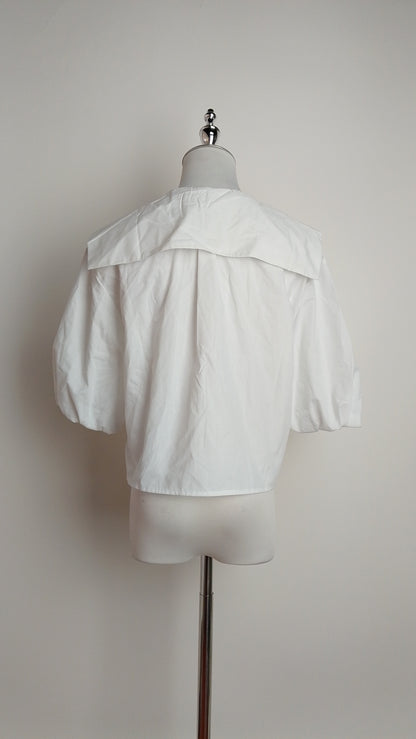 Blusa romántica blanca / ANB26015