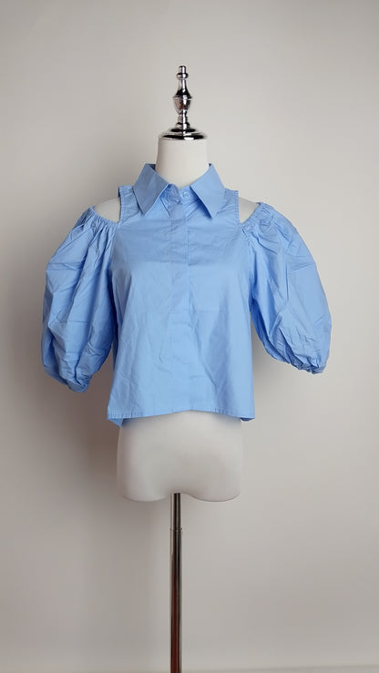 Blusa casual celeste / ANB26019