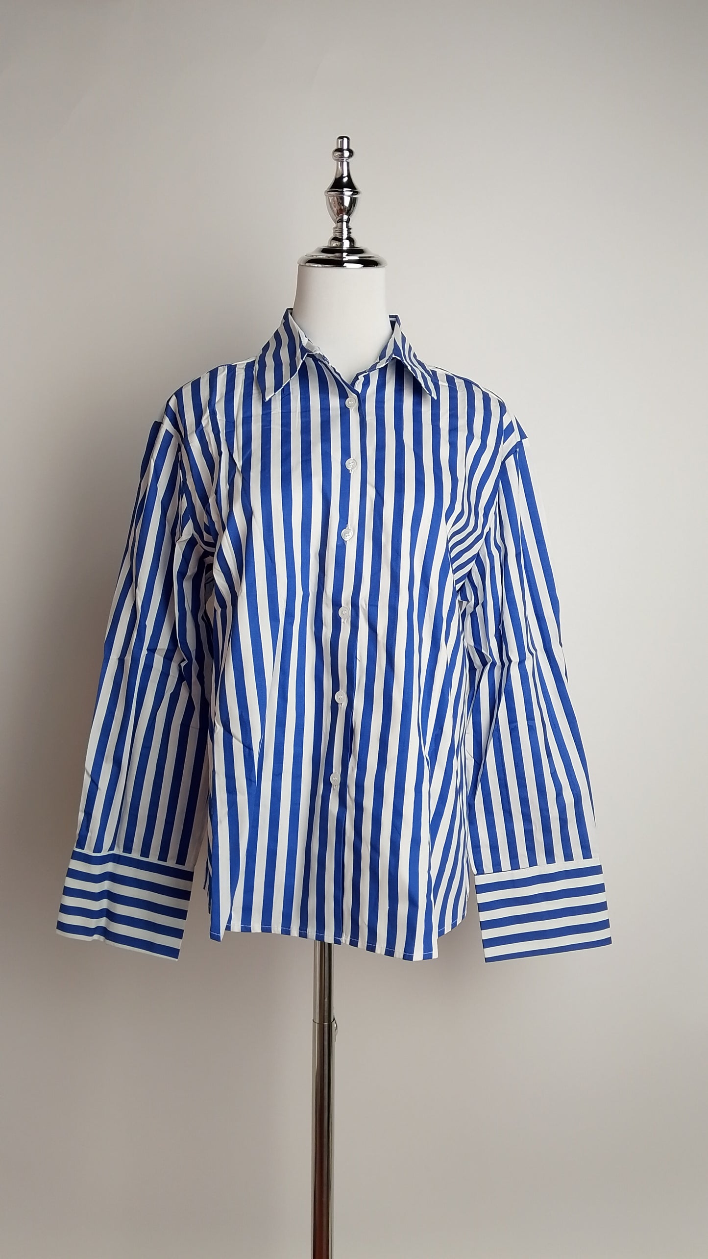 Blusa rayas azul / ANB26003