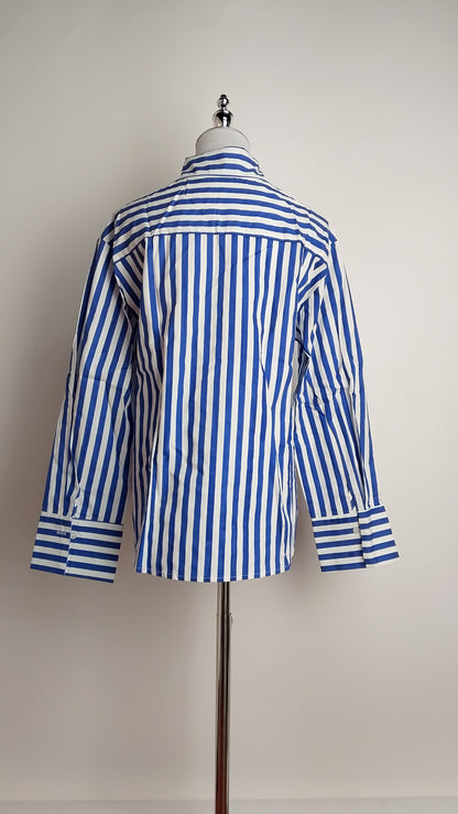 Blusa rayas azul / ANB26003