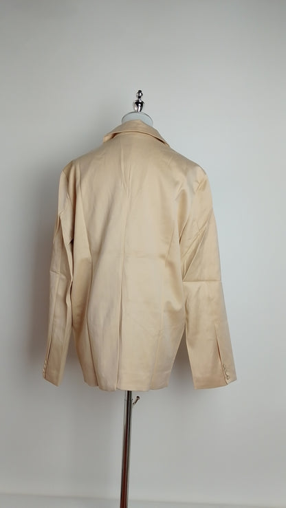 Blazer beige clásico – ANBL2601