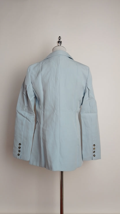 Blazer celeste con botones – ANBL2604
