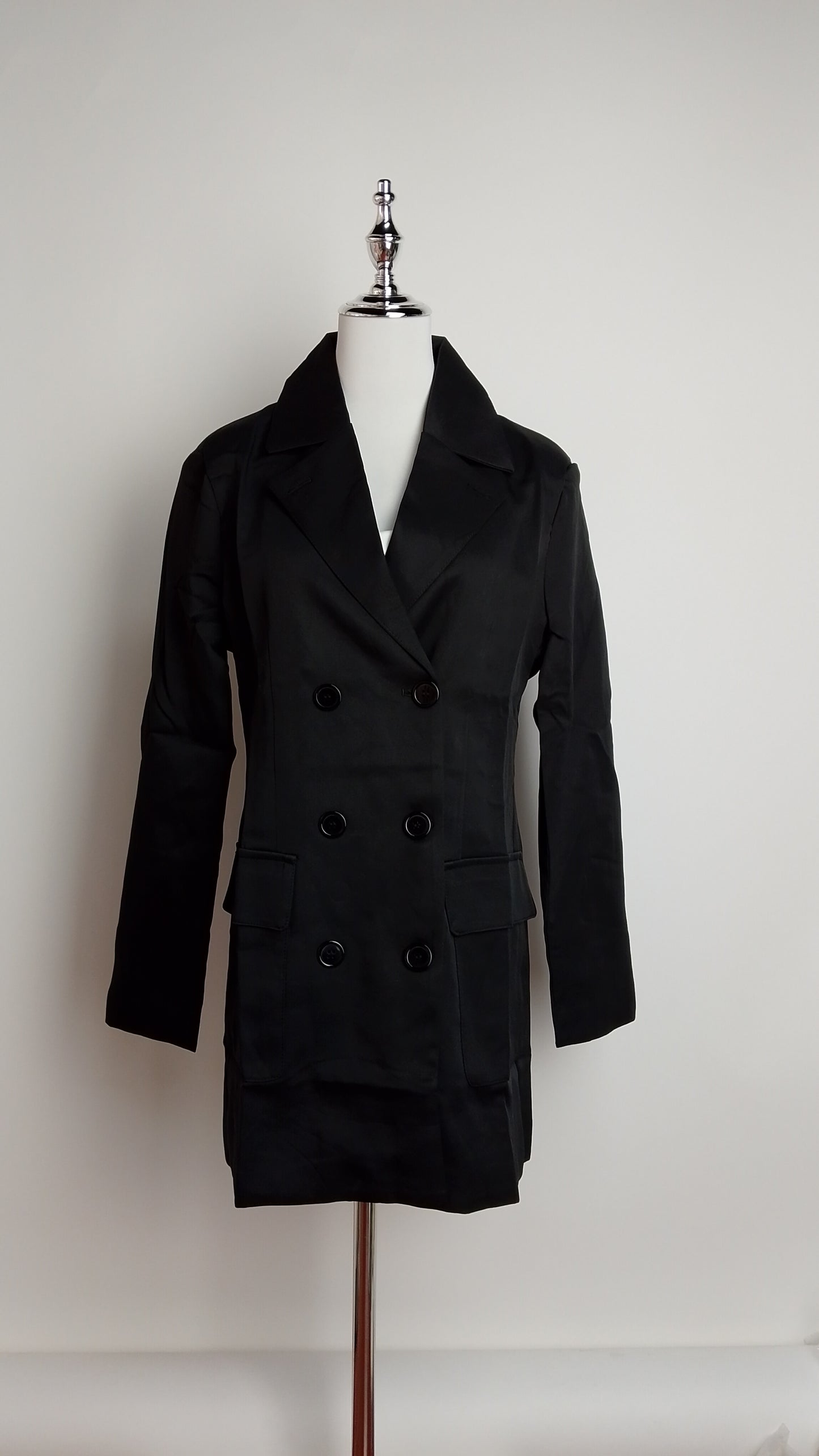 Blazer negro doble botón – ANBL2611