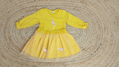 Vestido Tul Amarillo / ANK01