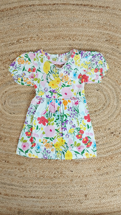 Vestido Floral Colorido / ANK09