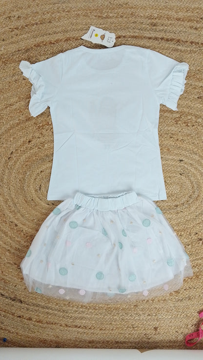 Set 2 piezas Tul Corazón / ANK33