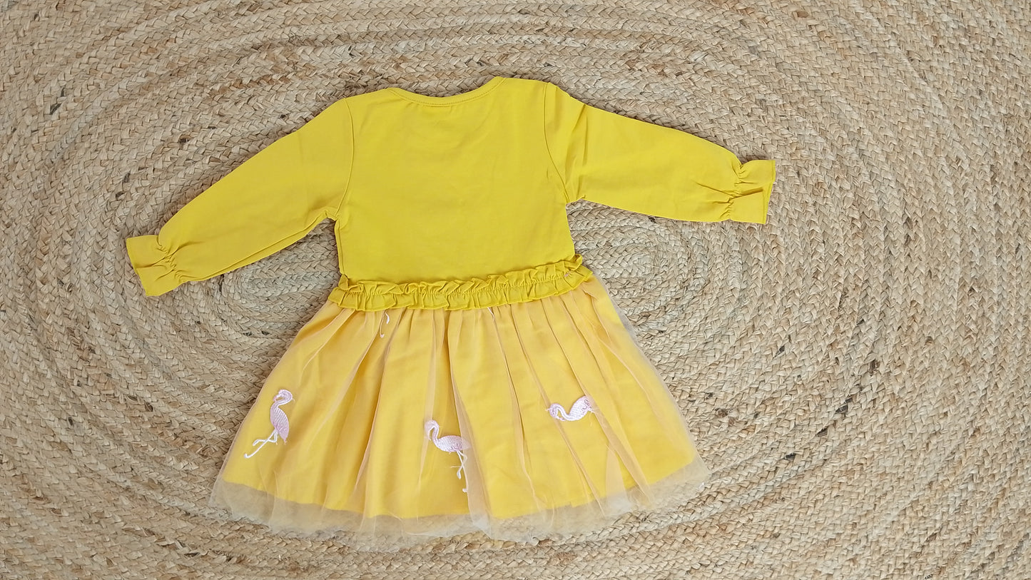 Vestido Tul Amarillo / ANK01