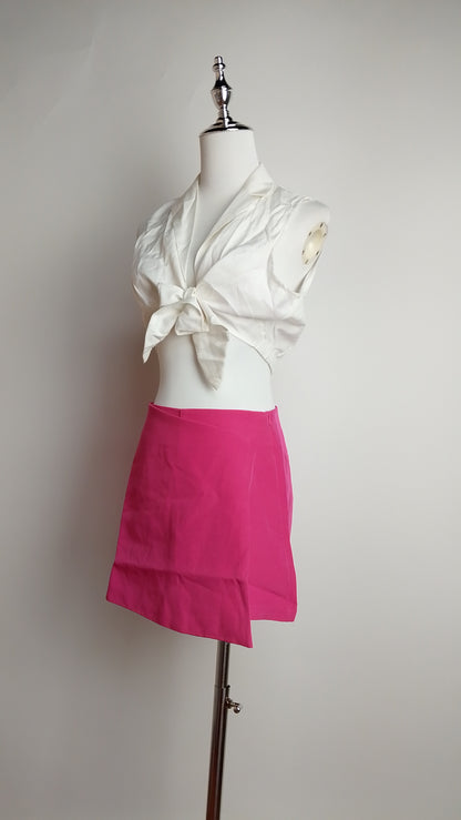 Falda short corta fucsia / ANP08
