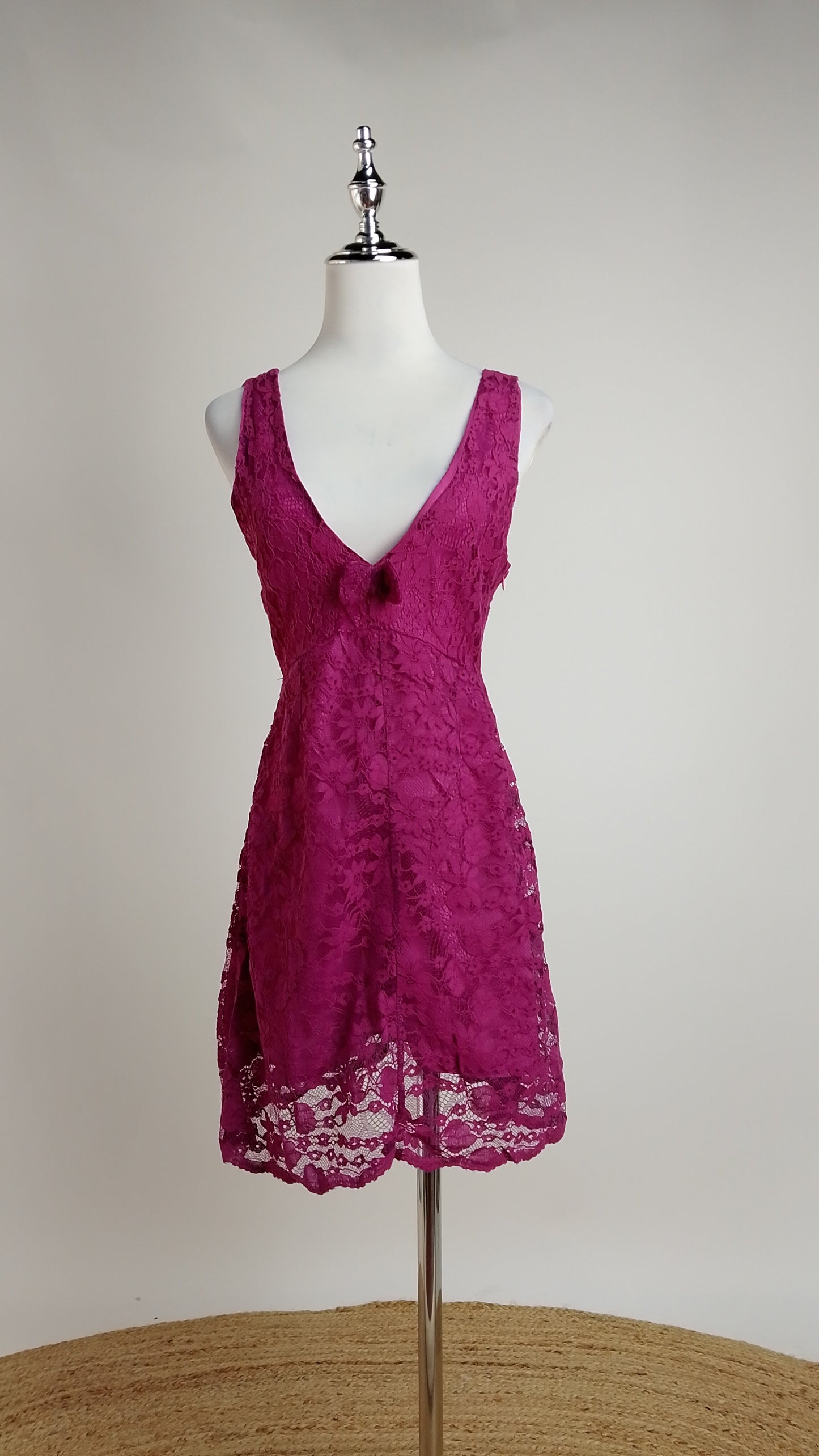 Vestido corto fucsia / ANV104