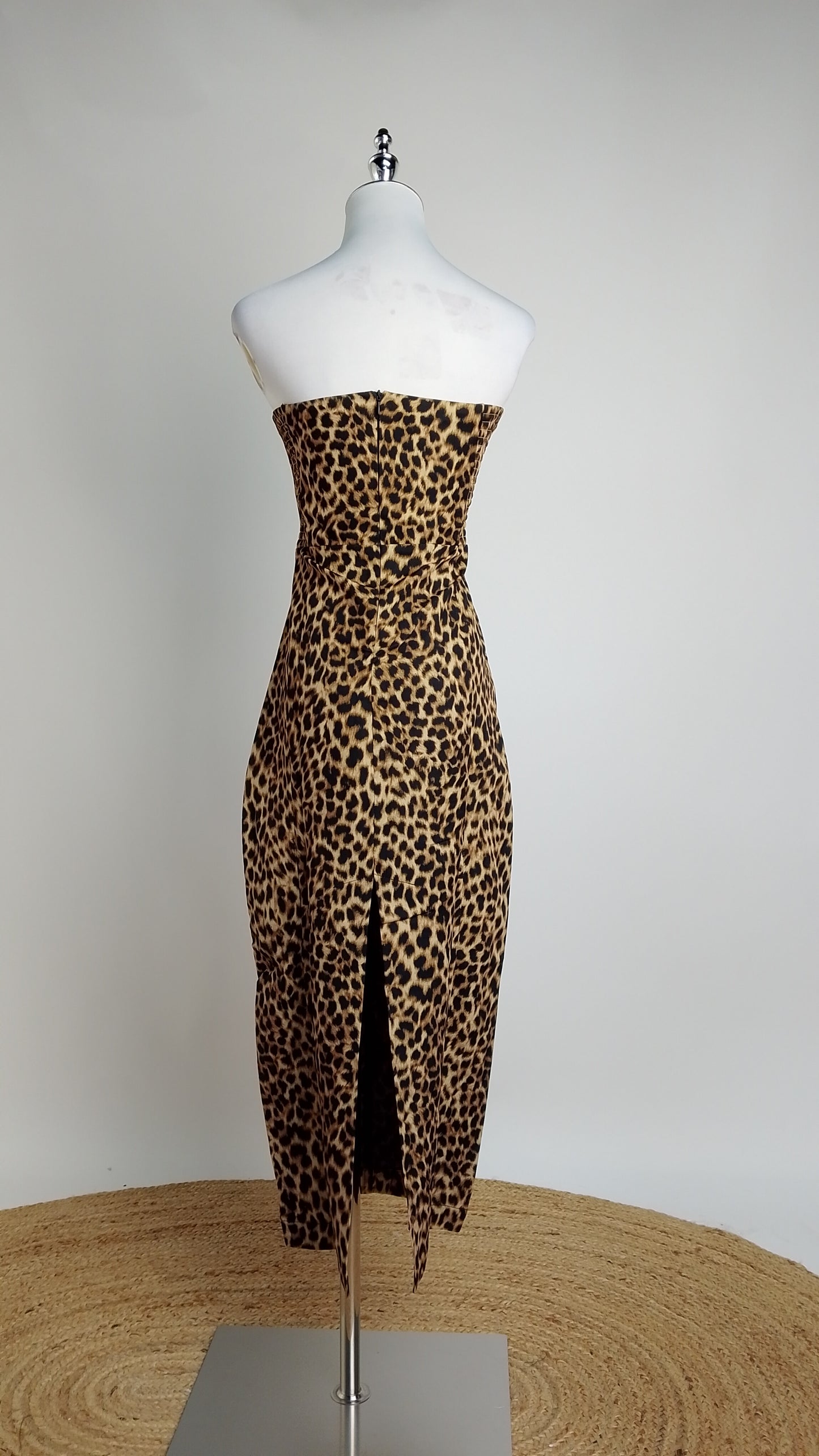 Vestido midi animal print / ANV105