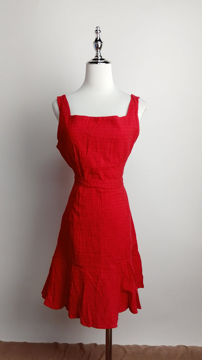 Vestido rojo clásico / ANV36